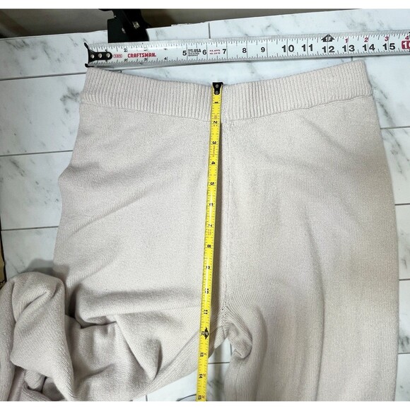 New MAGASCHONI Oversized Cardigan & Pant Sweater Set Small  Platinum Oak Comfy - Picture 11 of 14